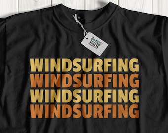 Camiseta de windsurf / camiseta de windsurf / idea de regalo para windsurfista / windsurfer ideas de regalo / camiseta de windsurf / top de windsurf