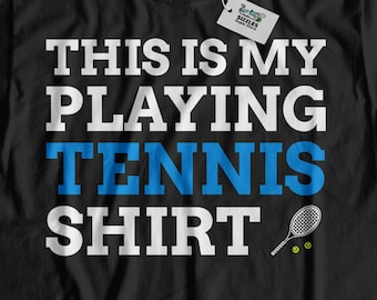 Dit is mijn spelen tennisshirt, unisex grappige tennis T-shirt, tennis cadeau ideeën, tennisbaan cadeau, geschenken voor tennisspelers