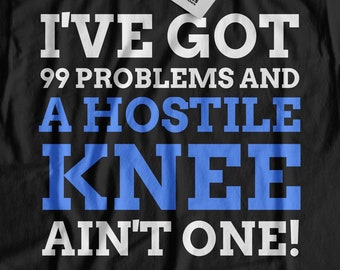 Unisex Funny Knee Surgery T-Shirt | Koszulka na wymianę stawu kolanowego | Pomysły na prezenty dla osób z zapaleniem stawów | Prezenty na sztuczne kolano | Prezent na artroplastykę