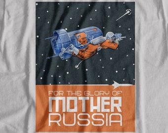 Unisex Cosmonaut T-Shirt - USSR Yuri Gagarin Gift