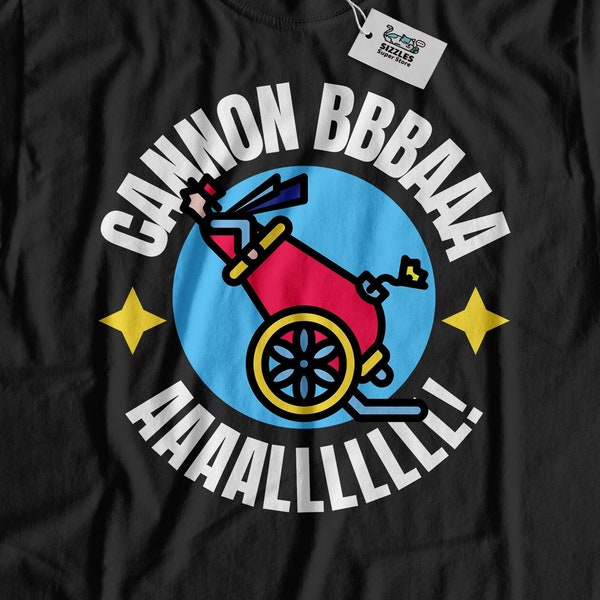 Unisex Funny Circus Cannonball T-Shirt & Circus Performer Gifts