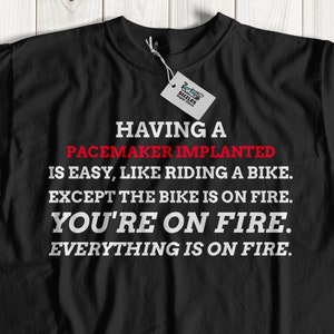 Unisex Funny Pacemaker T-Shirt | Hartchirurgie Shirt | Pacemaker implantatie Cadeau idee | Langzame hartslag Geschenken