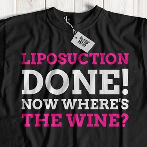 Zabawna koszulka z nadrukiem liposukcji | Pomysły na prezenty na liposukcję | Zabawna koszulka z nadrukiem chirurgicznym | Prezent na zabieg chirurgii plastycznej | Prezenty na usuwanie tłuszczu