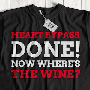 Unisex Lustige Herz Bypass Operation T-Shirt | Coronary Bypass Operation Geschenke | Herz Shirt Offenes Herz Chirurgisches Geschenk