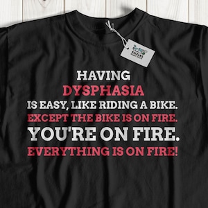 Unisex Lustiges Dysphasia T-Shirt | Aphasie Shirt | Sprachstörungen Bewusstsein Geschenkideen