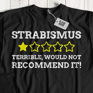 Unisex Funny Strabismus T-Shirt, Eye Muscle Surgery Gift Ideas, Strabismus Surgery Shirt, Eye Surgery Gifts