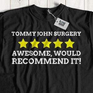 Unisex Lustiges Tommy John Chirurgisches T-Shirt, Ellbogen-Operation Geschenkideen, Ulnar-Bänder-Rekonstruktionsgeschenke, Ellbogen-Shirt