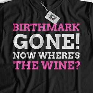 Birthmark Gone! Unisex Funny Birthmark Removal Surgery T-Shirt | Haemangiomas Gift Ideas | Nevi Skin Lesions Gifts