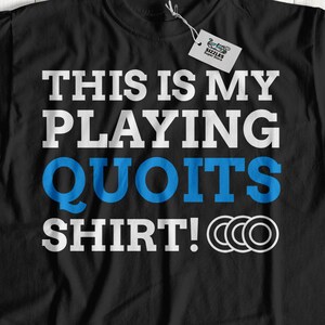 Das ist mein Playing Quoits Shirt! Unisex Lustige Quoits T-Shirt | Süße Quoits Geschenkideen | Ring Toss Spieler Geschenke | Faschingsshirt