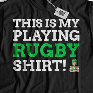 This Is Playing Rugby Shirt! Unisex Funny Rugby T-Shirt, Rugby Player Gift Ideas, Score A Try Gifts