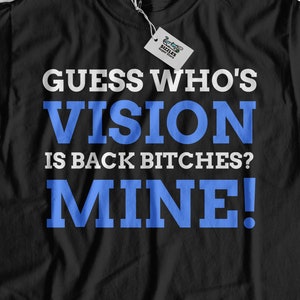 Unisex Funny Laser Eye Surgery T-Shirt | Eye Recovery Get Well Soon Gift | Laser Vision Correction Gifts