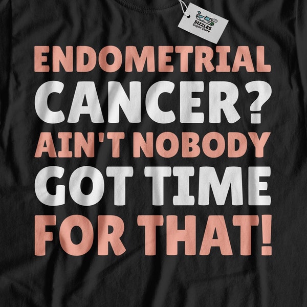 Funny Endometrial Cancer T-Shirt | Cancerous Uterus Shirt | Hysterectomy Surgery Shirt | Laparoscopic Surgery Gift Ideas