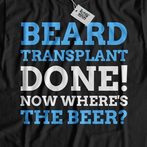 Lustiges Bart-Beard-T-Shirt | Patchy Bart Shirt | Bartchirurgen Geschenkidee