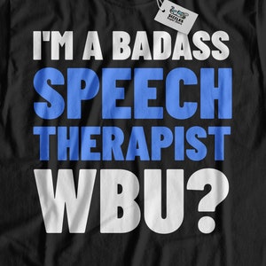 Unisex Funny Speech Therapist T-Shirt | Speech Impediment Gifts & Vocal Therapy Shirts