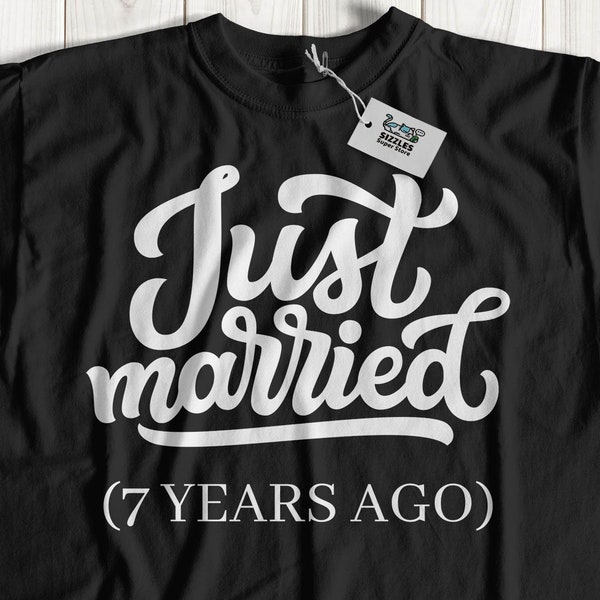 7 YEAR ANNIVERSARY SS TEE - BLACK