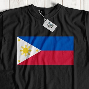 Unisex Philippines Flag t shirt | flag of the Philippines | Philippine flag t-shirt | Philippine nationalist tshirts | Filipino flag t-shirt
