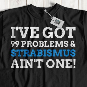 Unisex Funny Strabismus T-Shirt, Eye Muscle Surgery Gift Ideas, Strabismus Surgery Shirt, Eye Surgery Gifts
