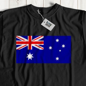 Australian flag t-shirt | Australia flag tshirt | flag of Australia t shirt | Ozzy flag top | Australian gift ideas | land from down under