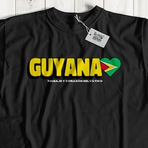 Unisex Funny Guyana T-Shirt & Heart Flag Guyanese Gifts