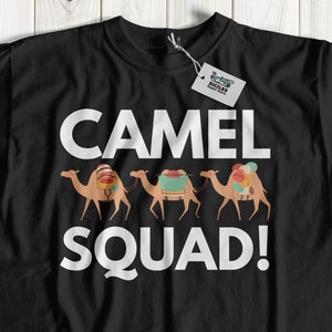 Funny Camel Squad T-Shirt | Camel Rider Gifts & Humours Egyptian Shirts, Pyramid Vacation Gift