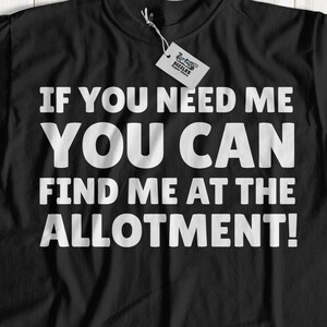 Unisex Funny Allotment T-Shirt | Gardening Gift Ideas | Gift For Gardner Grandad & Grandma Green Fingers
