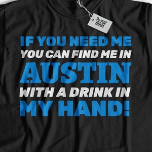 Unisex Funny Moving To Austin T-Shirt, Gift For Someone Moving to Texas, Texas Vacation Shirt, I Love Austin Gifts, City of the Violet Crown