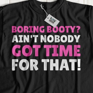 Boring Booty? Butt Surgery Funny BBL T-Shirt | Brazilian Butt Lift Gift Ideas | Bum Surgery Shirt | Buttock Lift Gifts