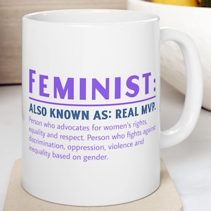 Feminist Definition Mug 11oz Feminism Gifts