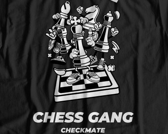 Chess Gang Unisex Funny Checkmate T-Shirt & Chess Player Gifts