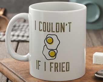 Don't Go Bacon My Heart, I Couldn't If I Fried. Funny Couples Mugs 11oz 330ml MATCHING MUG In Our Store