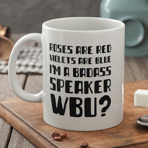 Funny Public Speaker Mug 11oz 330ml
