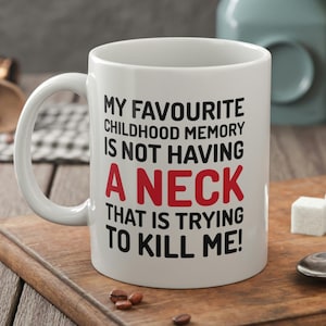 Funny Neck Surgery Mug 11oz 330ml Broken Neck Gifts