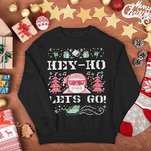 Ramones ugly christmas sweater 2025