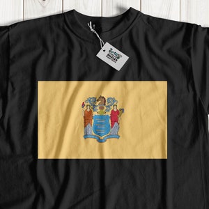 New Jersey Flag t shirt | New Jersey Flag shirt | New Jersey flag top | State of New Jersey t shirt | unisex New Jersey tshirt