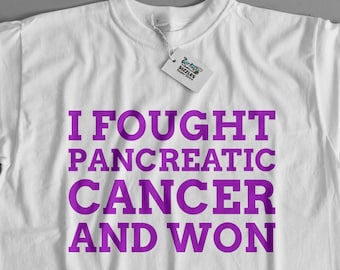 I Fought Pancreatic Cancer And Won t shirt | I beat pancreatic cancer t shirt | pancreatic cancer tshirt | i defeated pancreatic cancer top