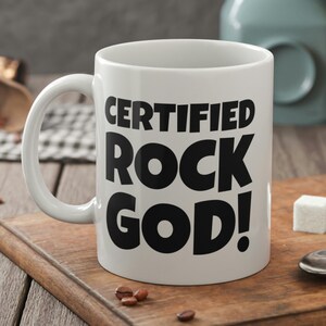 Certified Rock God Mug 11oz 330ml