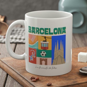 Barcelona Mug 11oz 330ml Spanish Gifts & Spaniard Mugs