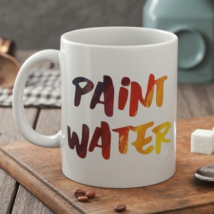 Painter Mug 11oz 330ml Painting Mugs For Watercolors & Paint Gifts