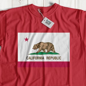 California Flag t shirt | california Flag shirt | California flag top | State of California tshirt | unisex California tshirt