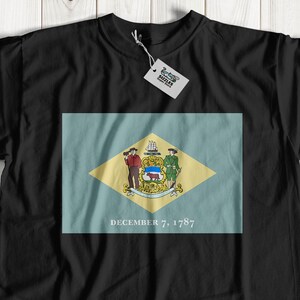 Delaware Flag t shirt | Delaware Flag shirt | Delaware flag top | Delaware flag tshirts | State of Delaware tshirt | unisex Delaware tshirt