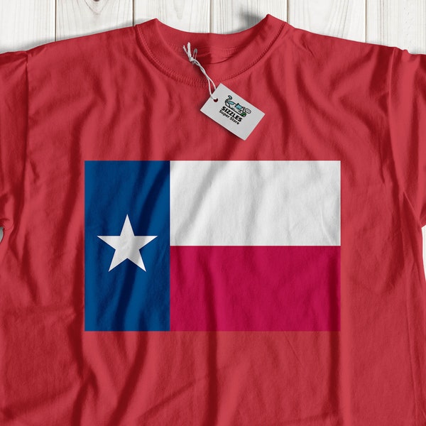 T-shirt Texas Flag | Chemise Texas Flag | Haut de drapeau du Texas | T-shirts du drapeau du Texas | T-shirt de l’État du Texas | t-shirt unisexe Texas | Idée de cadeau du Texas