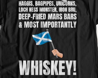 Funny Scottish T-Shirt | Scotland Shirts & Bagpipes Gifts For A Scotsman