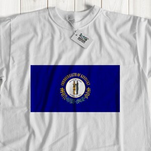 Kentucky Flag t shirt | Kentucky Flag shirt | Kentucky flag top | Kentucky flag tshirts | State of Kentucky t shirt | unisex Kentucky tshirt