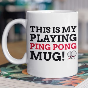 This Is My Playing Ping Pong Mug 11oz 330ml Funny Table Tennis Gift Ideas
