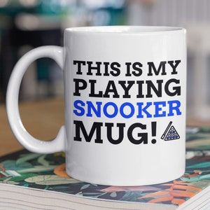 This Is My Snooker Mug! Funny Snooker Mug 11oz 330ml Snooker Gift Ideas