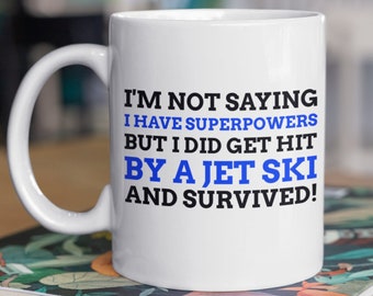 Funny Jet Ski Mug 11oz 330ml Jet-ski Crash Gifts