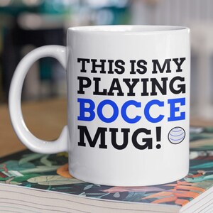 This Is My Playing Bocce Mug 11oz 330ml Boules Gift Ideas