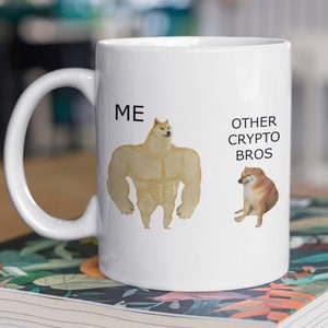 Funny Crypto Mug 11oz 330ml Cryptocurrency Gifts & Day Trader Mugs