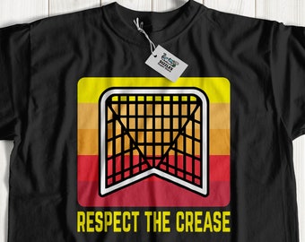 Unisex Funny Lacrosse Goalie T-Shirt | Funny Lacrosse Player Gift Ideas | Field Lacrosse Box Lacrosse Intercrosse Crease play