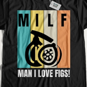 Man ik hou van vijgen T-shirt Ficus Carica geschenken